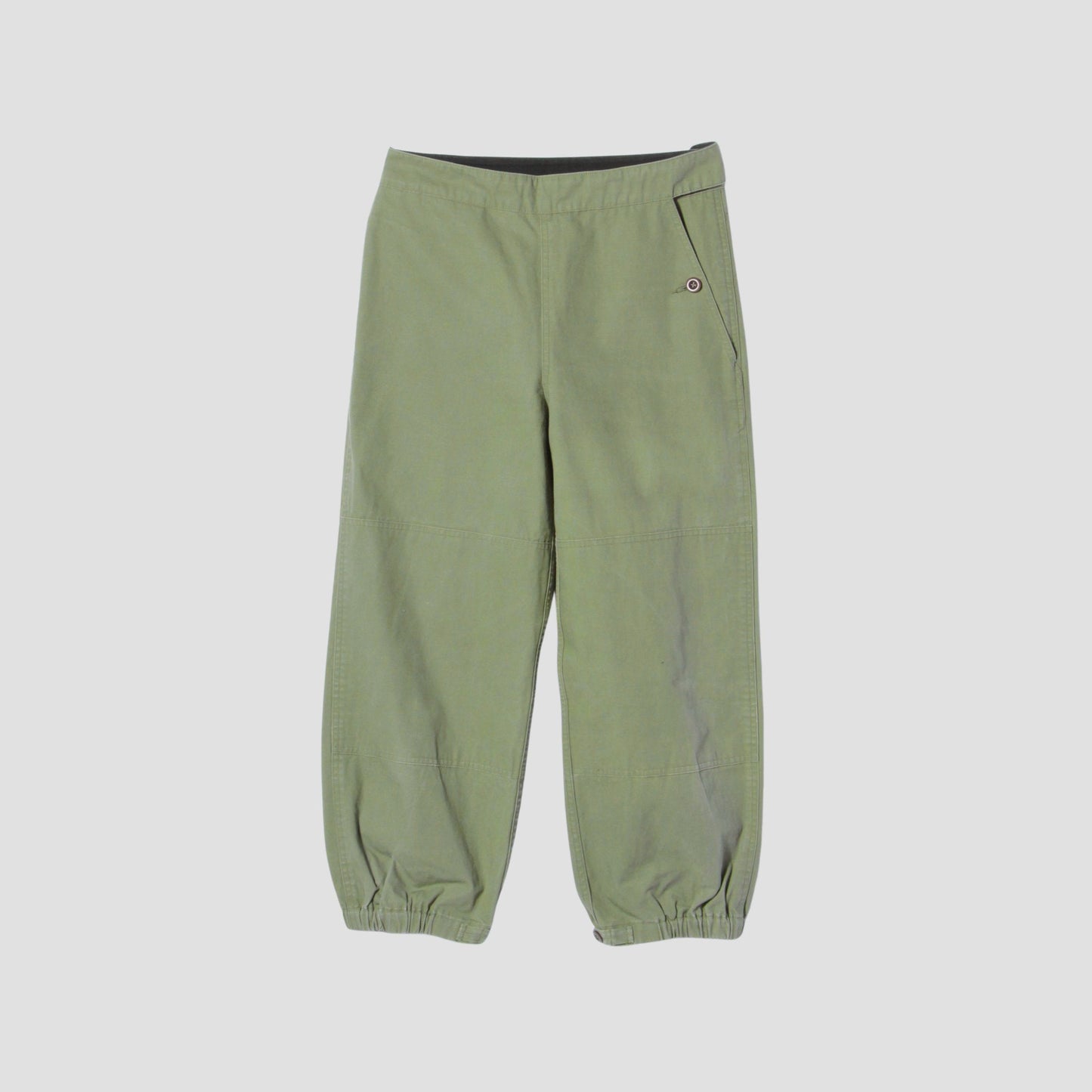 COMPACT BROKEN DRILL TROUSERS