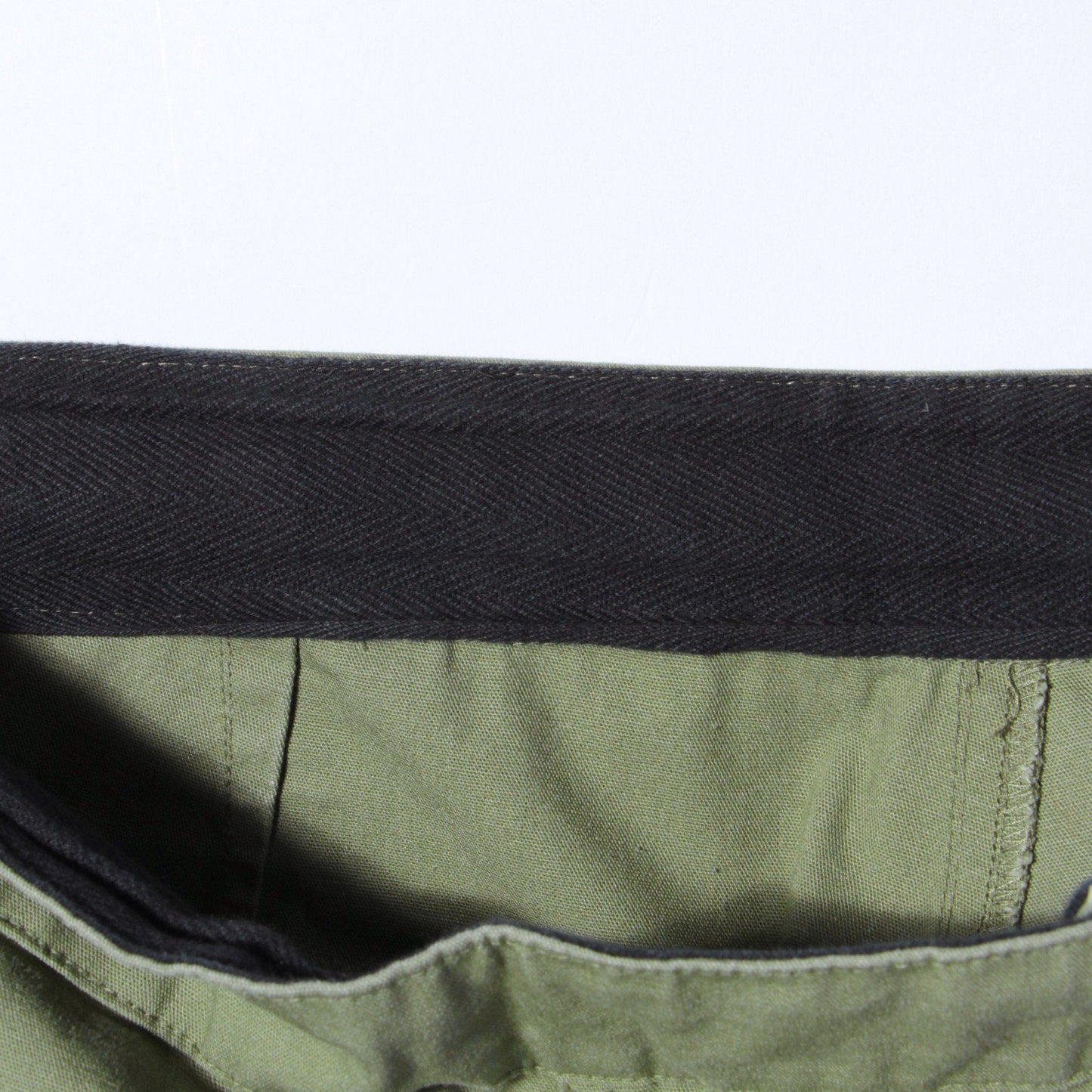 COMPACT BROKEN DRILL TROUSERS