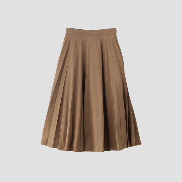 PLAIN WEAVE BLEND SKIRT