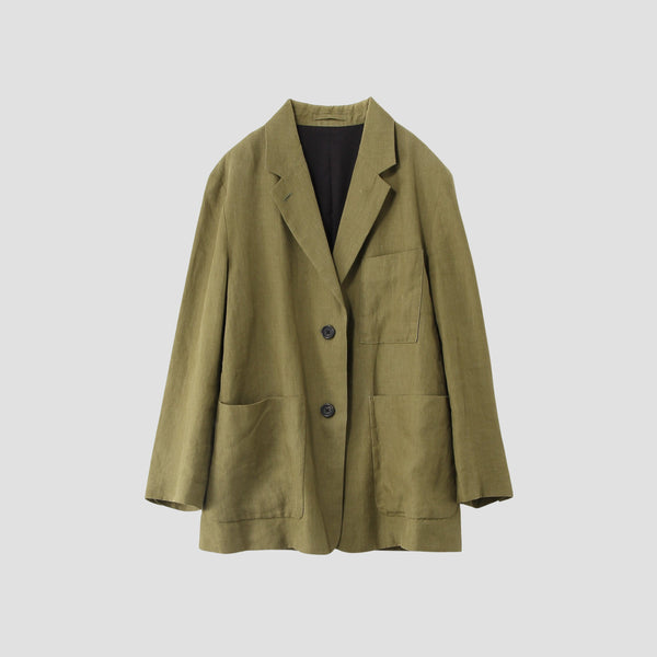 YARN DYED LINEN JACKET