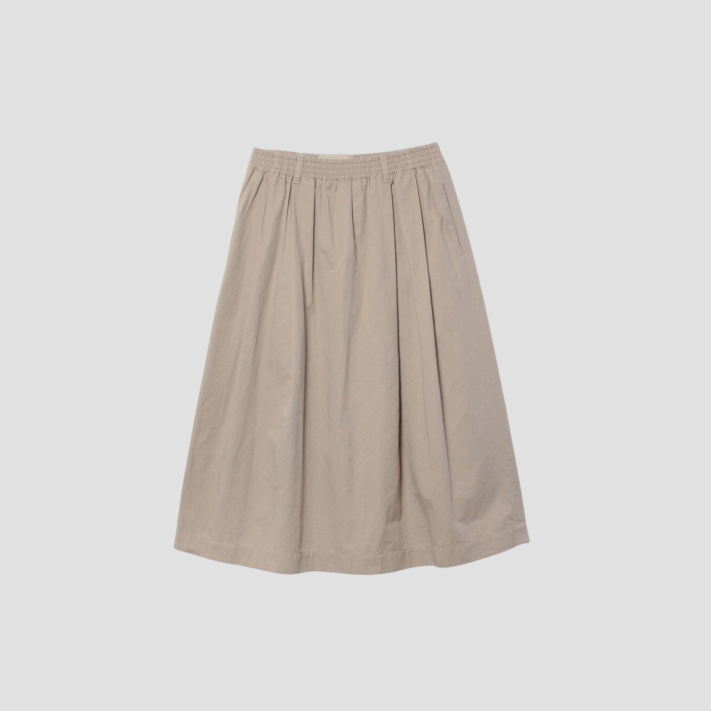 LIGHT COTTON LINEN TWILL SKIRT