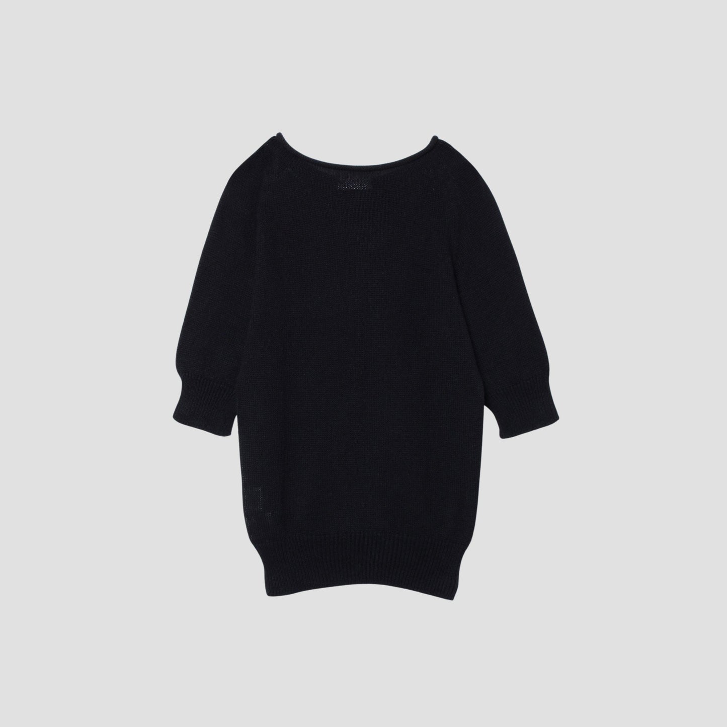 CAST OFF ROLL NECK KNIT