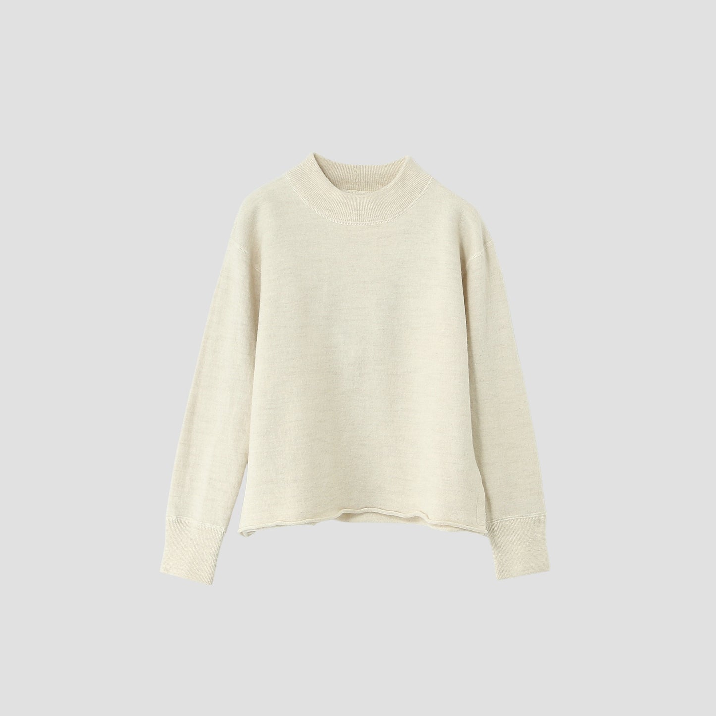 FELTED ROUGH WOOL KNIT