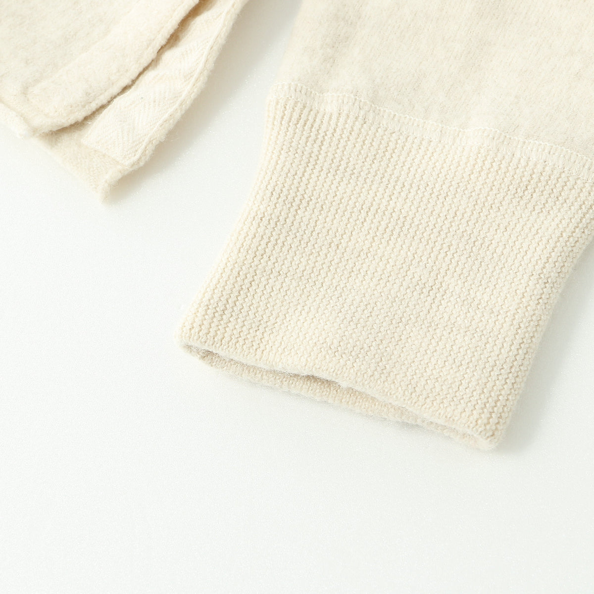 FELTED ROUGH WOOL KNIT