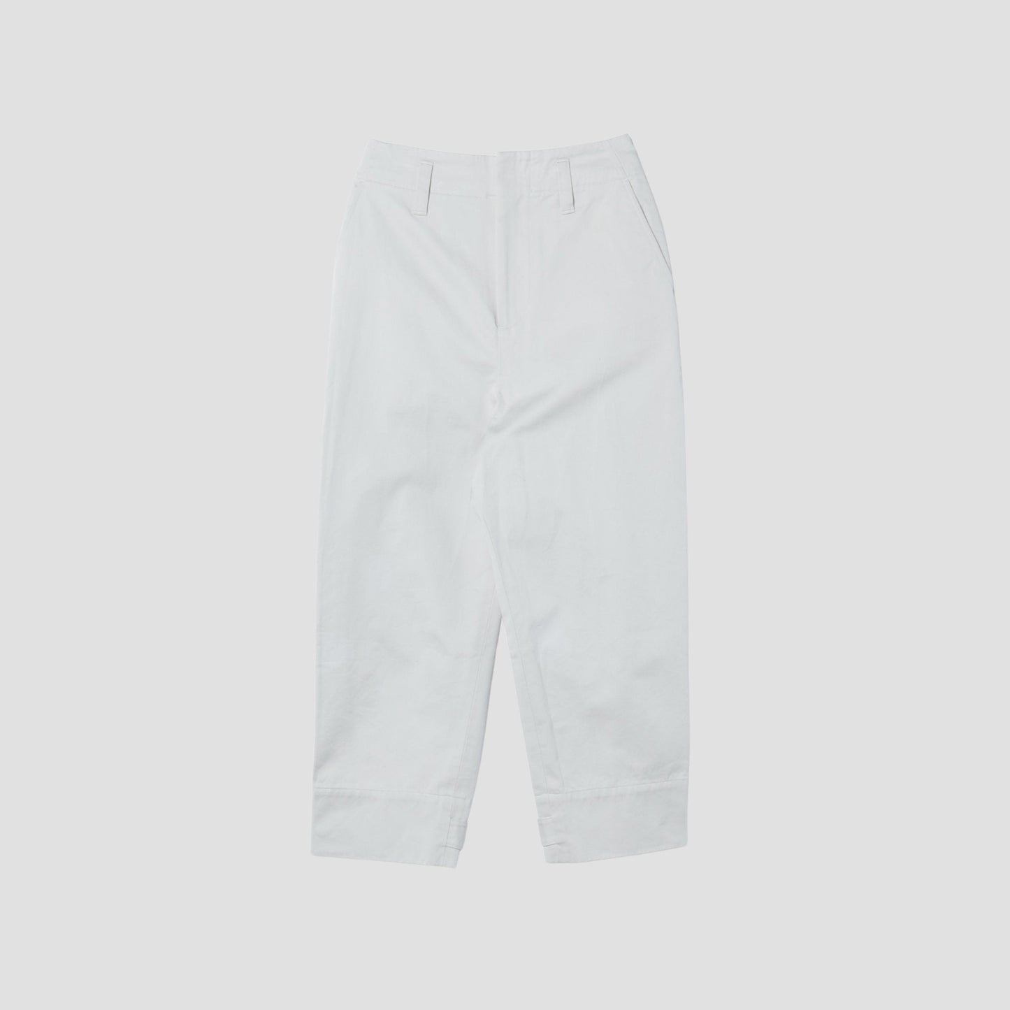 ORGANIC COTTON TWILL TROUSERS
