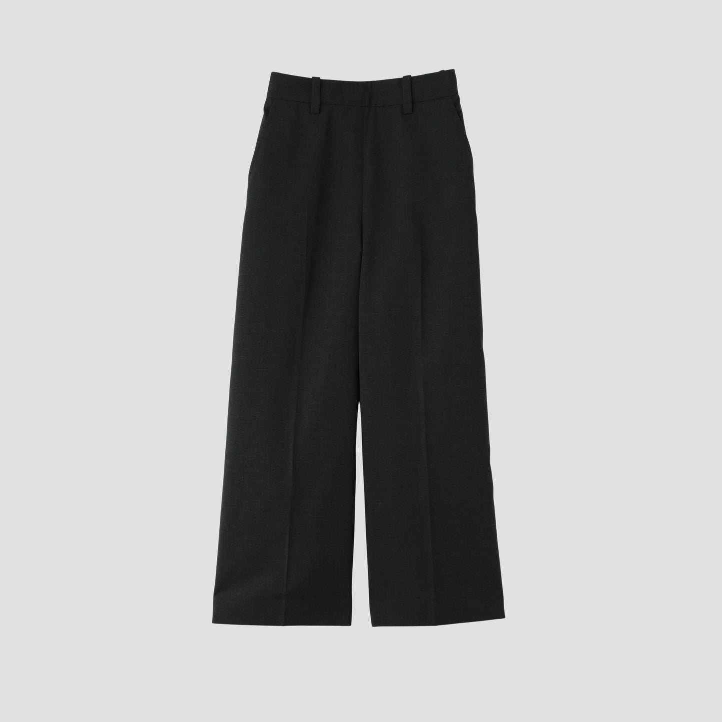 SUMMER WOOL POPLIN TROUSERS