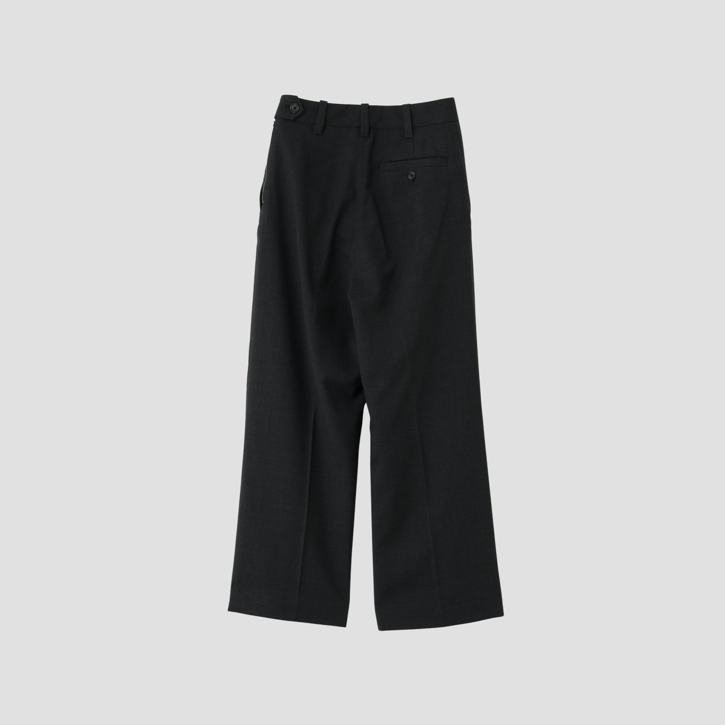 SUMMER WOOL POPLIN TROUSERS