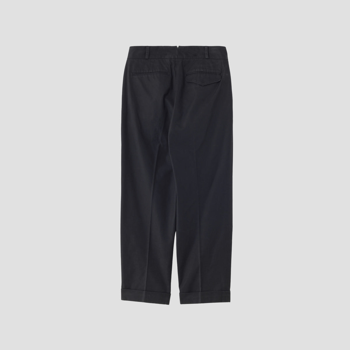 BRUSHED TWILL TROUSERS