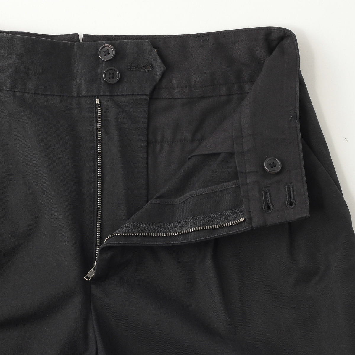 BRUSHED TWILL TROUSERS