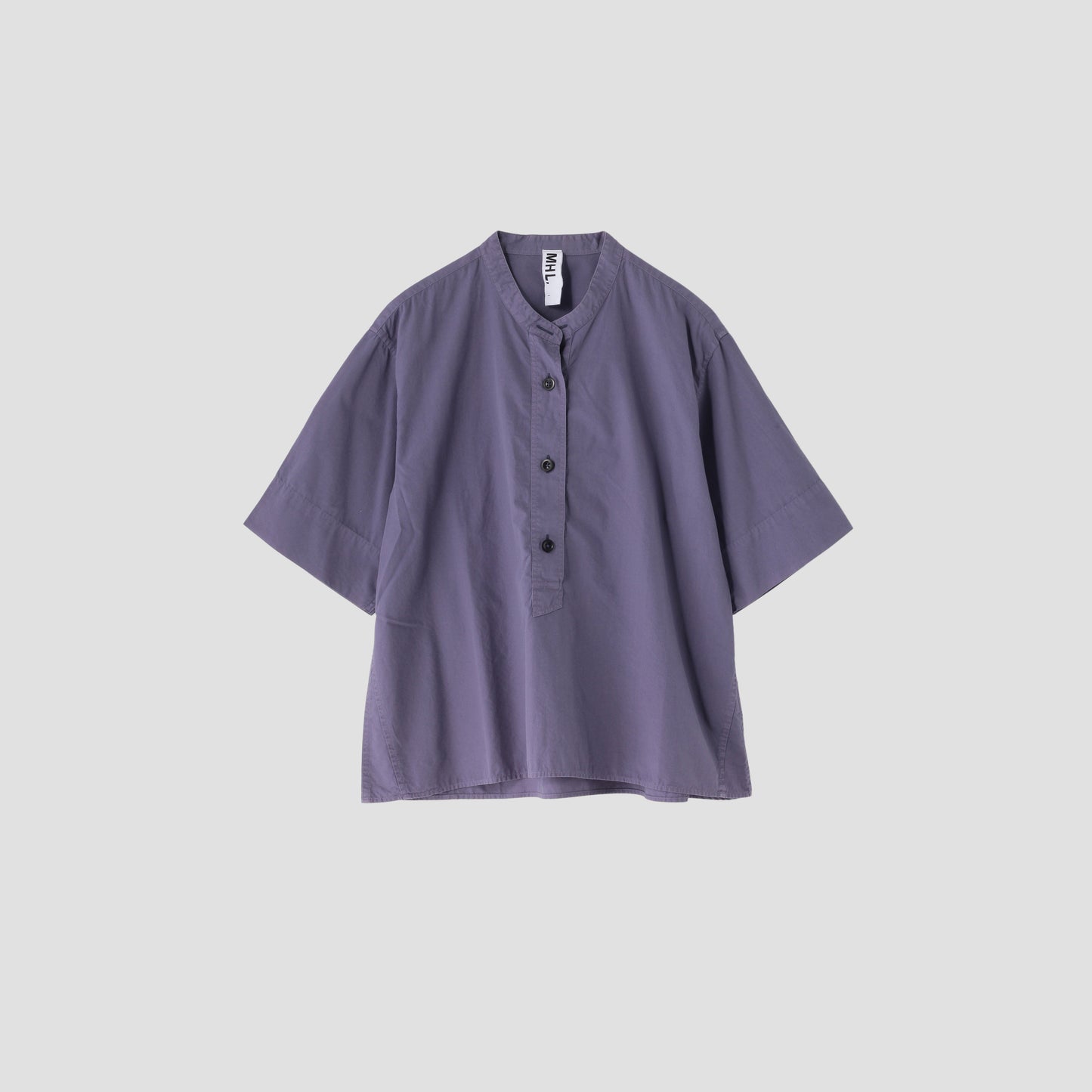 GARMENT DYE COTTON POPLIN SHIRT