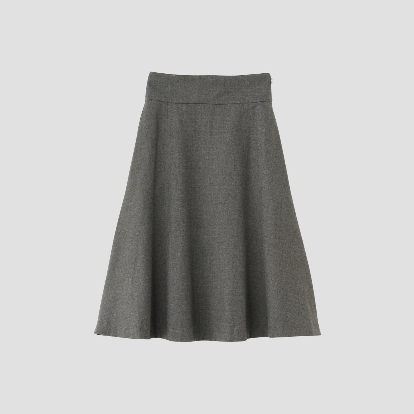 FINE WOOL FLANNEL SKIRT