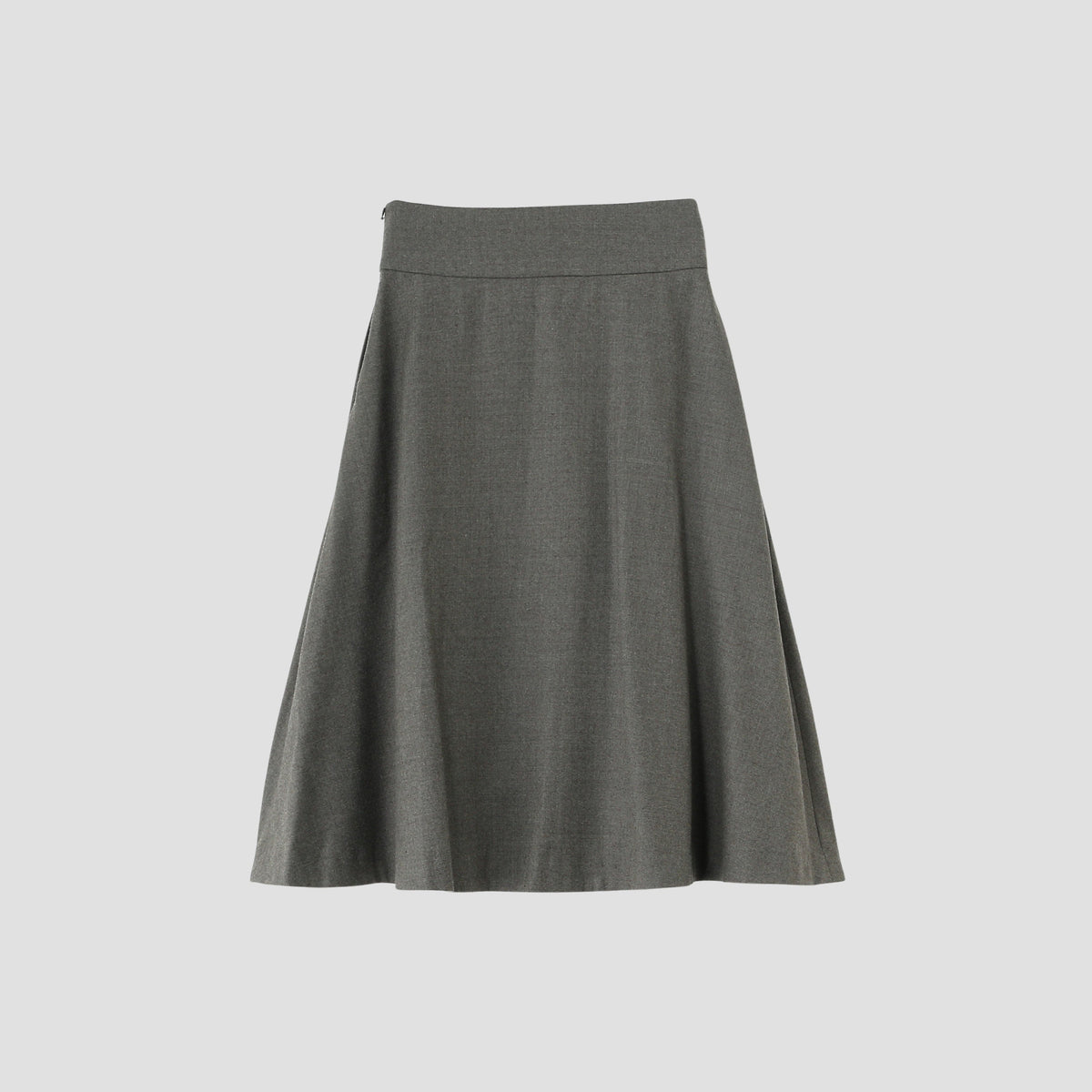FINE WOOL FLANNEL SKIRT