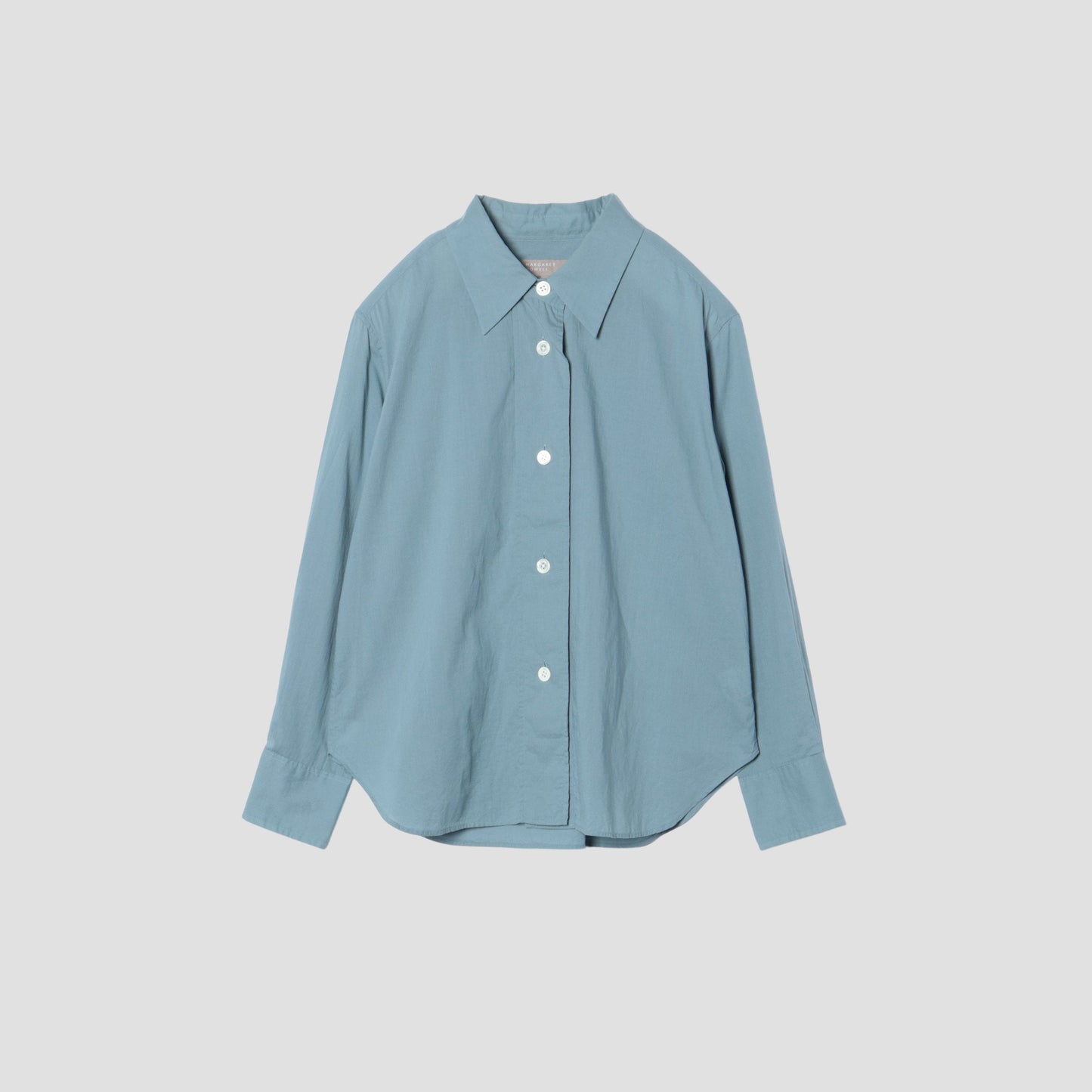 PIECE DYED WASHED COTTON SHIRT