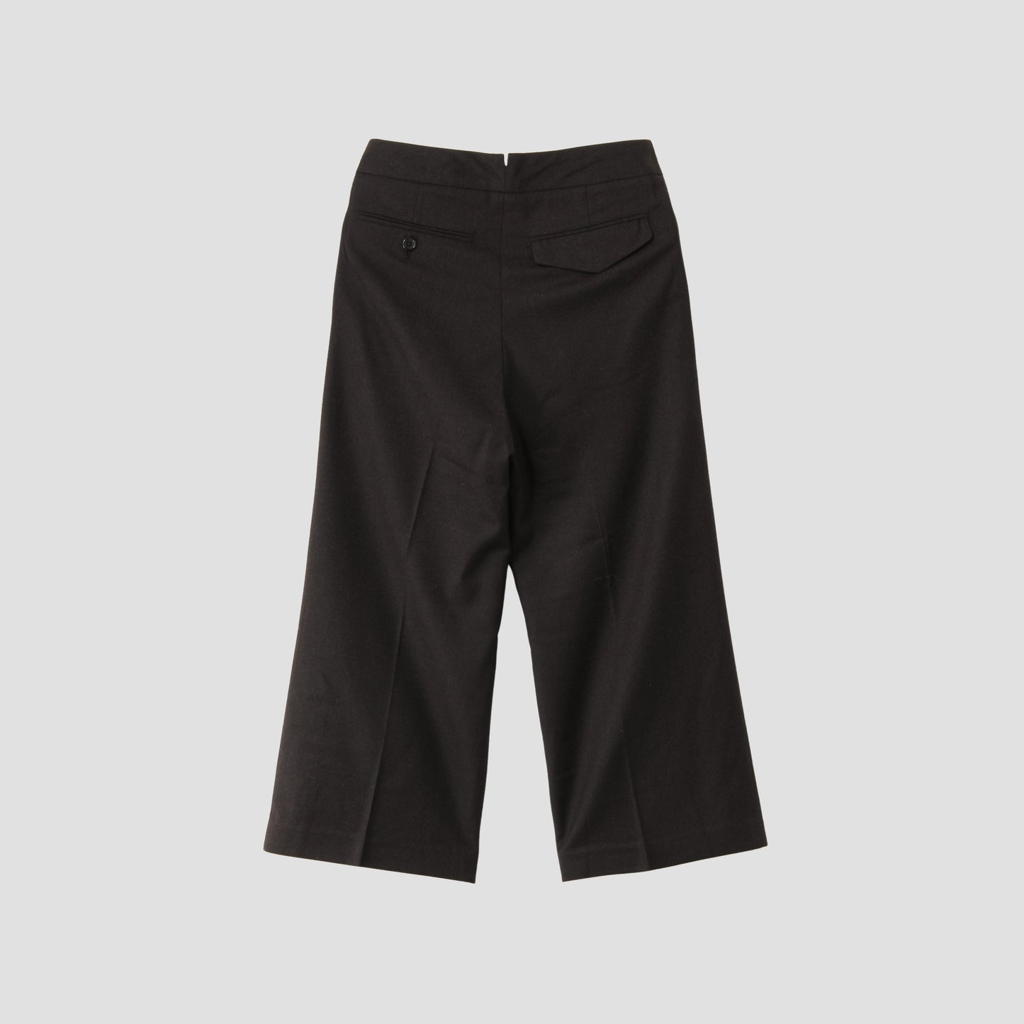 FINE WOOL FLANNEL TROUSERS