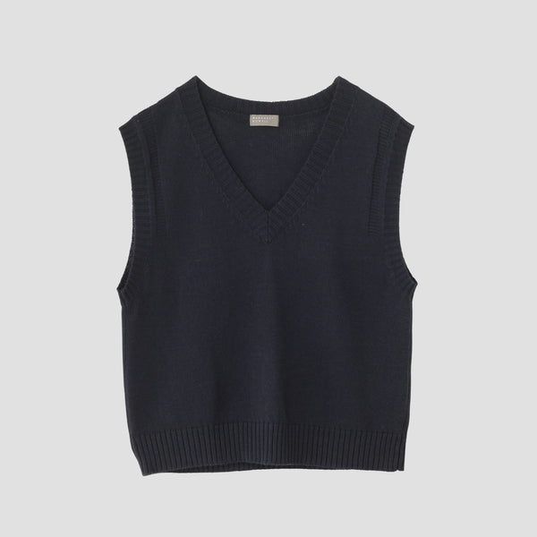 LINEN COTTON SILK SLIPOVER KNIT