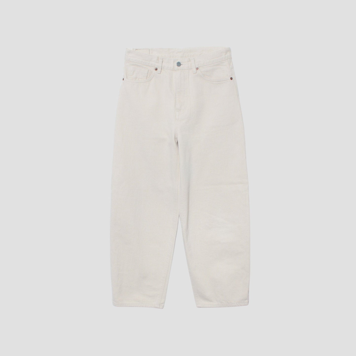 WHITE DENIM TROUSERS