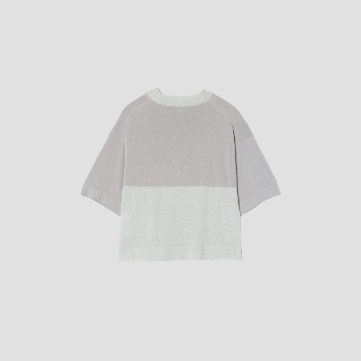 BLOCK COTTON LINEN SILK KNIT