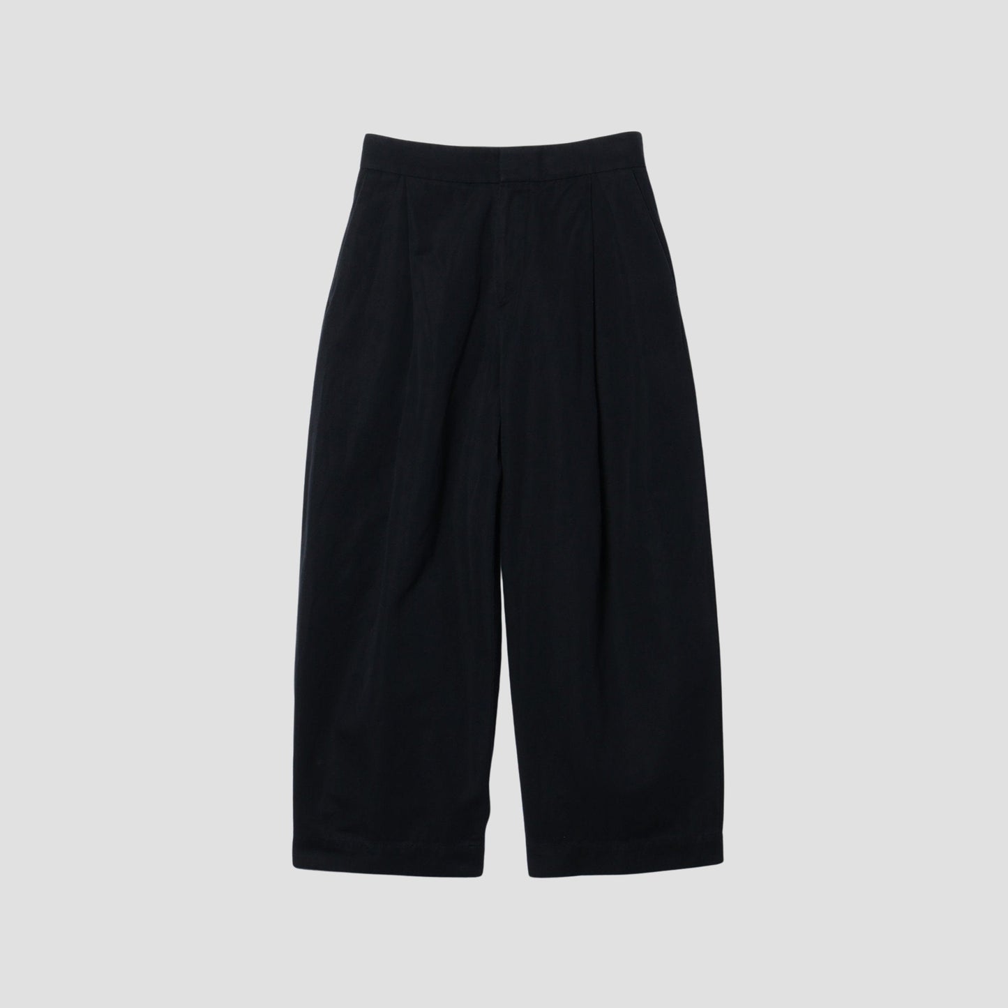 COTTON LINEN TWILL TROUSERS
