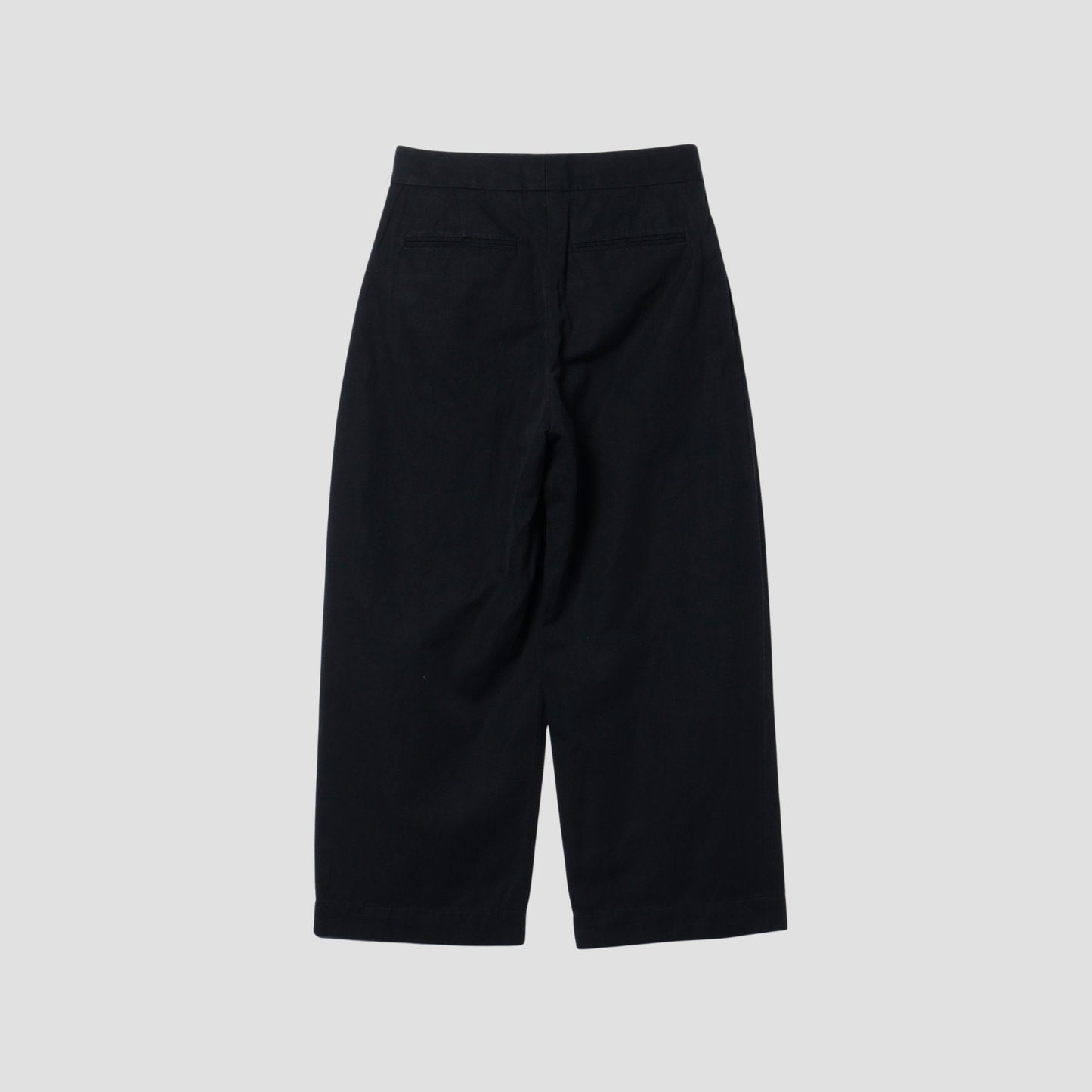 COTTON LINEN TWILL TROUSERS