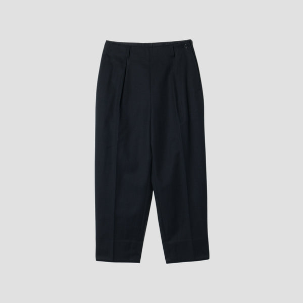 WHIPCORD WOOL COTTON TROUSERS