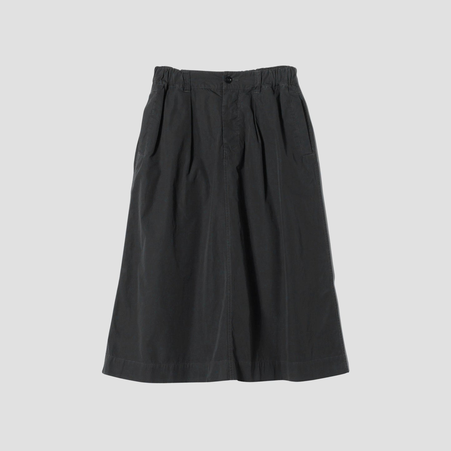 FINE COMPACT POPLIN SKIRT