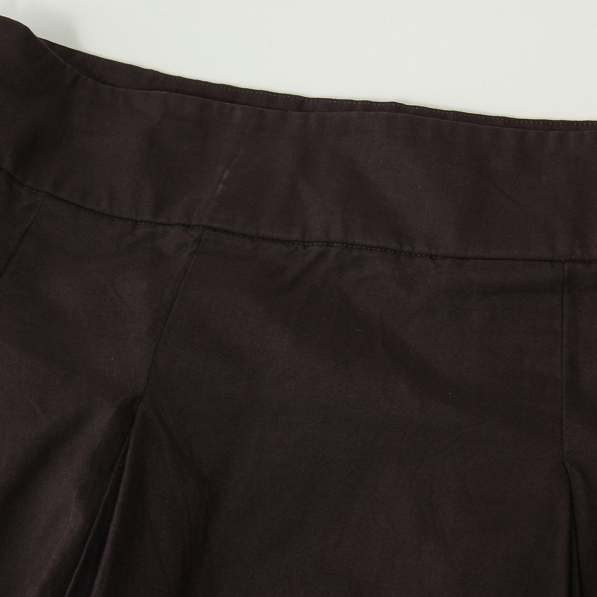 SILK COTTON POPLIN SKIRT