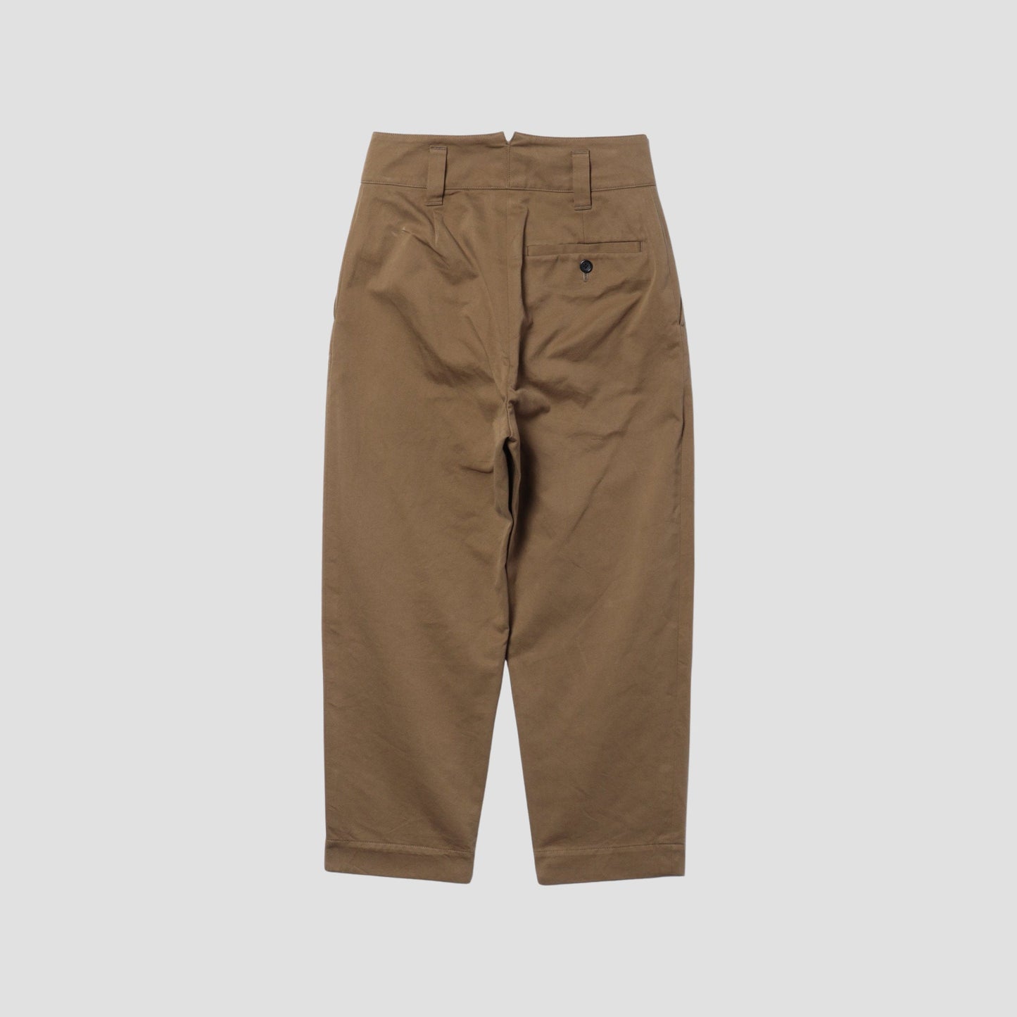 COTTON TWILL TROUSERS