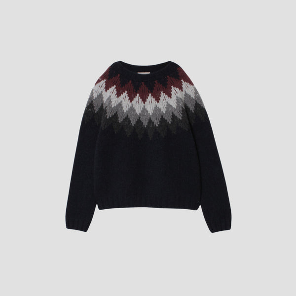 DIAMOND FAIRISLE JUMPER KNIT