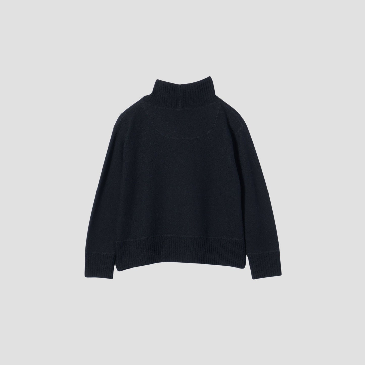 FELTED ROUGH WOOL KNIT