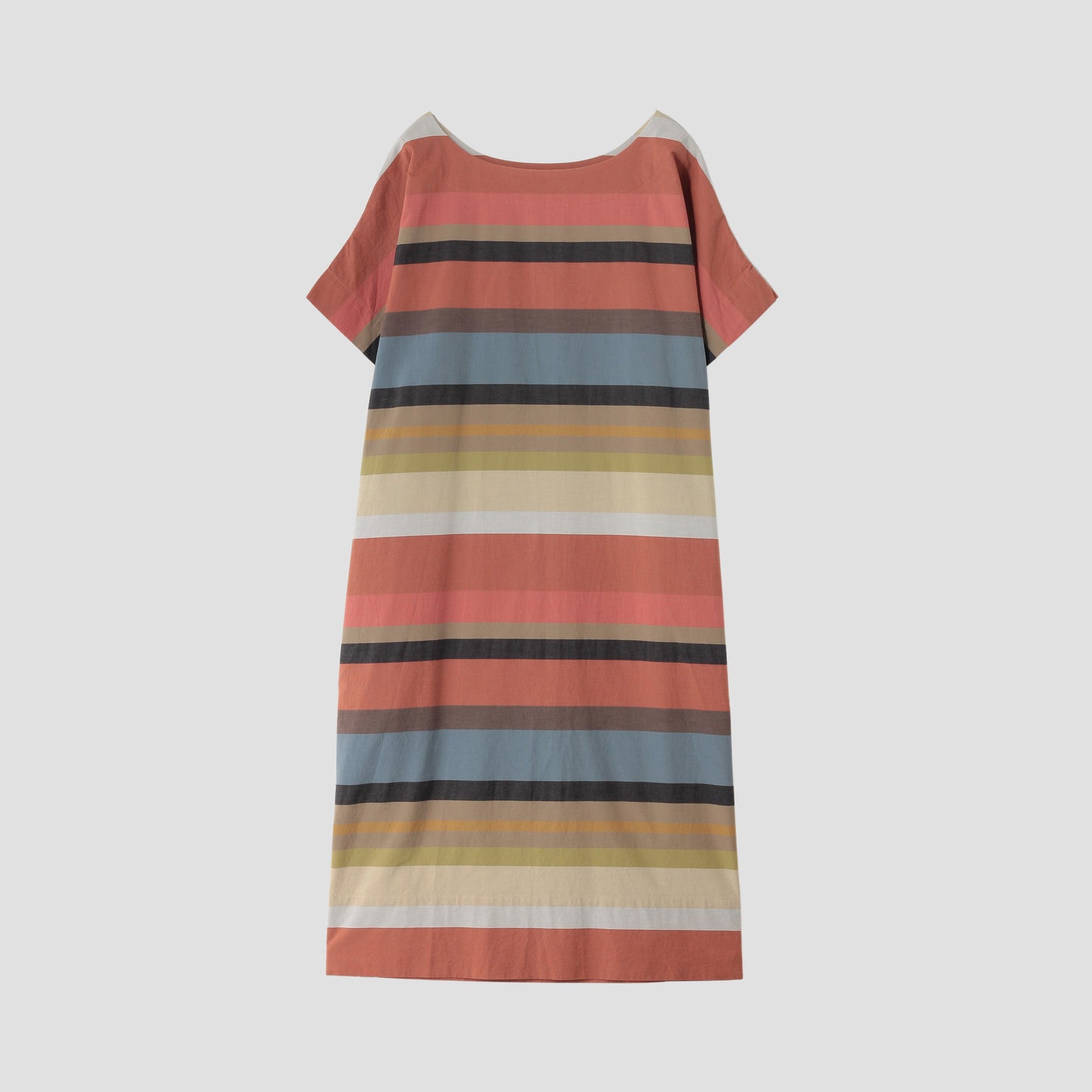 MULTI STRIPE COTTON DRESS