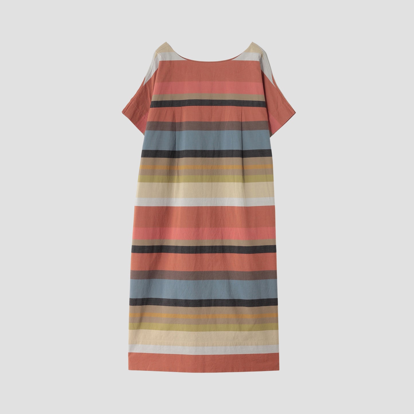 MULTI STRIPE COTTON DRESS