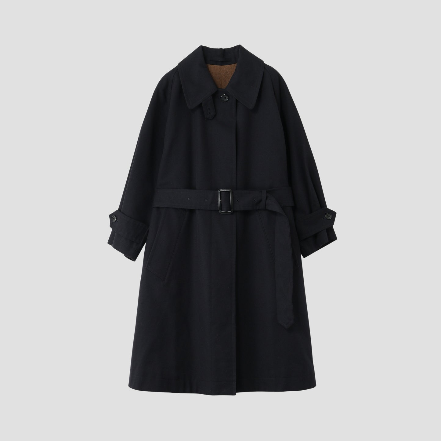 COTTON WOOL SERGE COAT