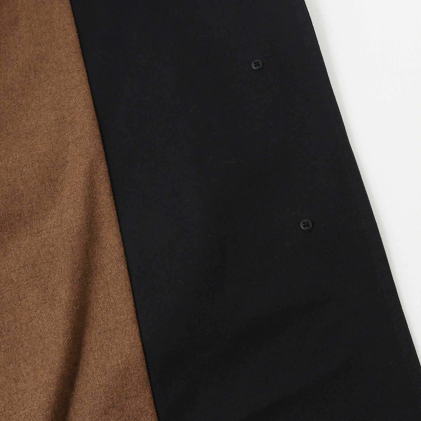 COTTON WOOL SERGE COAT