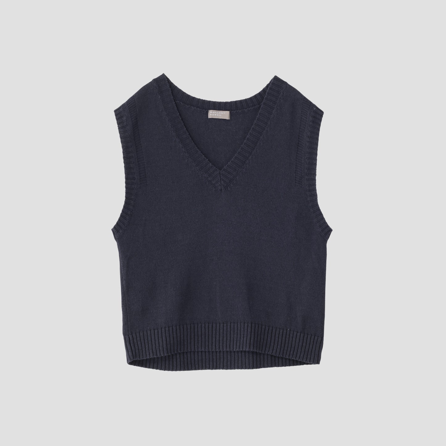 LINEN COTTON SILK SLIPOVER KNIT