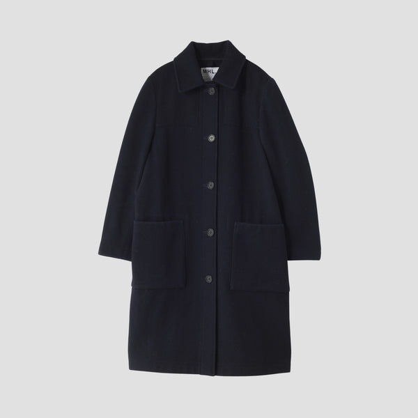 MILITARY MELTON COAT