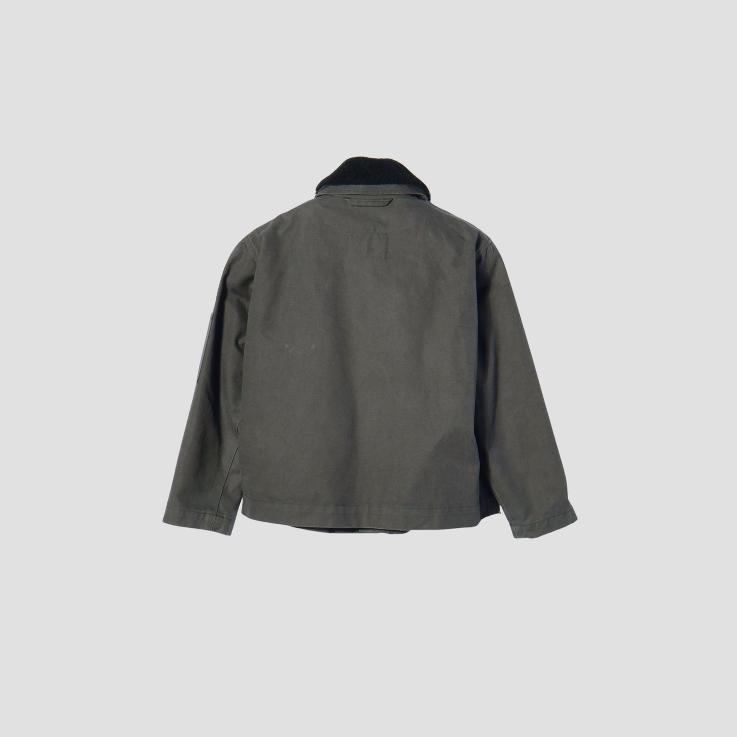 TUMBLED COTTON CANVAS BLOUSON