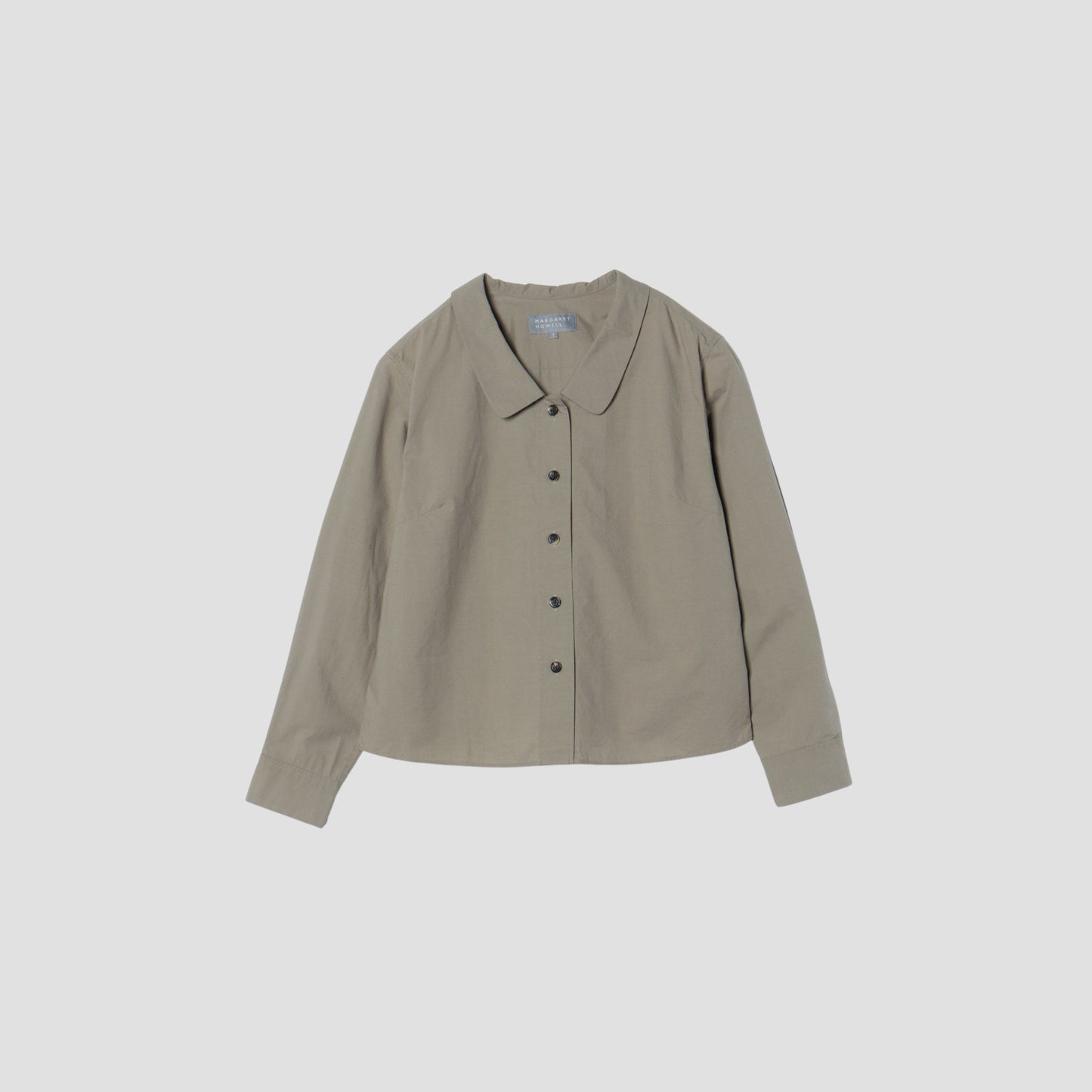 COTTON WOOL POPLIN SHIRT