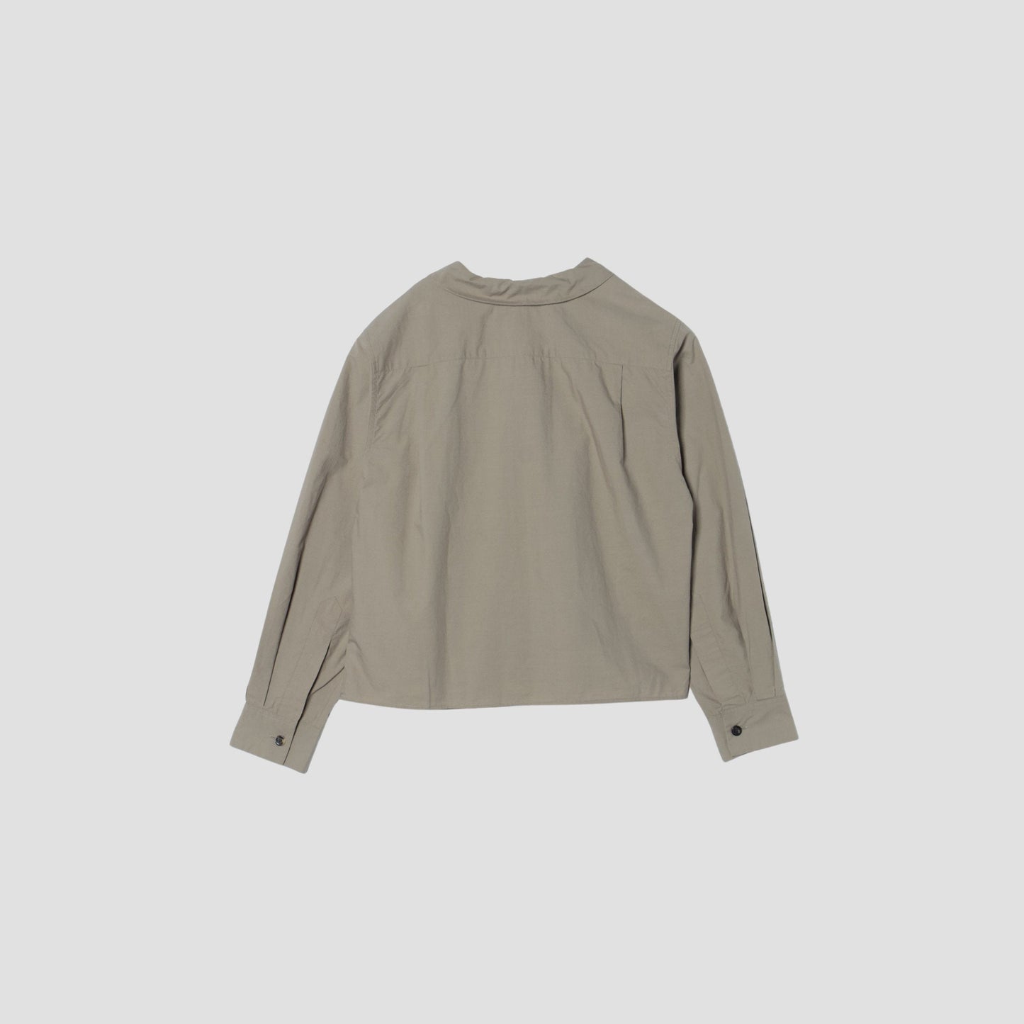 COTTON WOOL POPLIN SHIRT