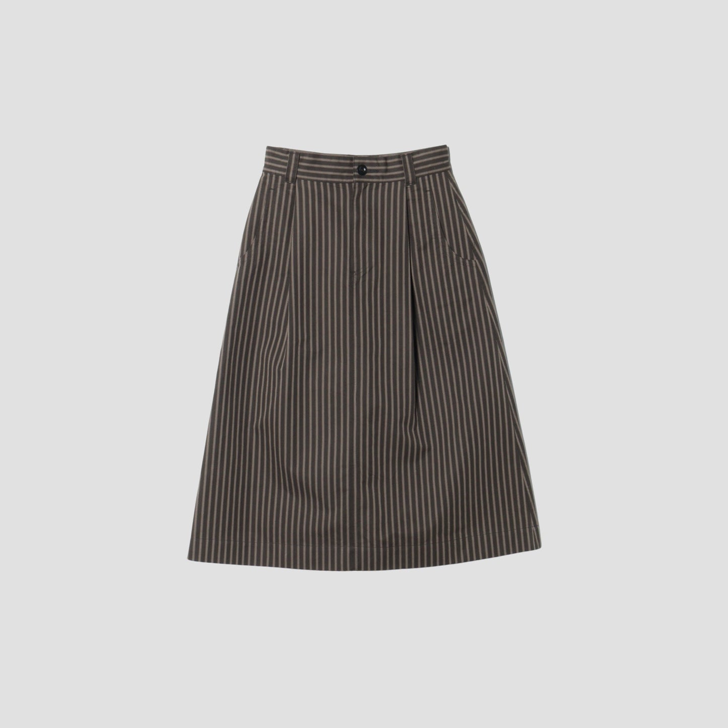 TICKING STRIPE COTTON WOOL(MHL SHOP限定) SKIRT