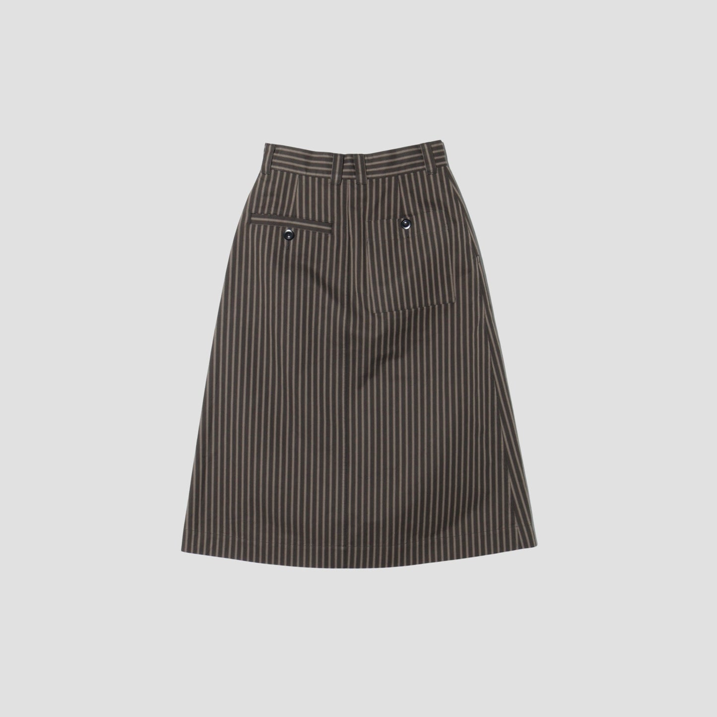 TICKING STRIPE COTTON WOOL(MHL SHOP限定) SKIRT