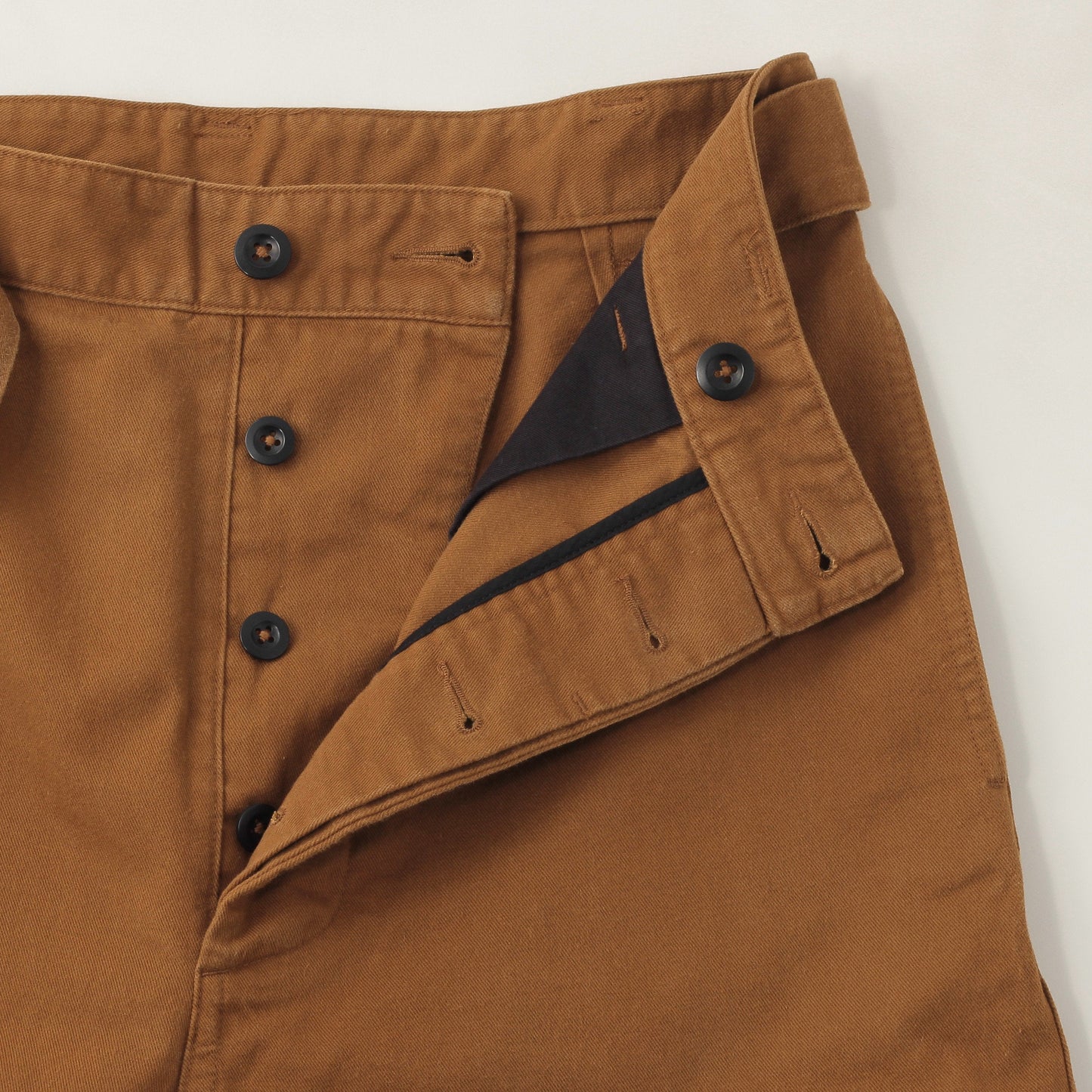 WASHED COTTON DRILL TROUSERS