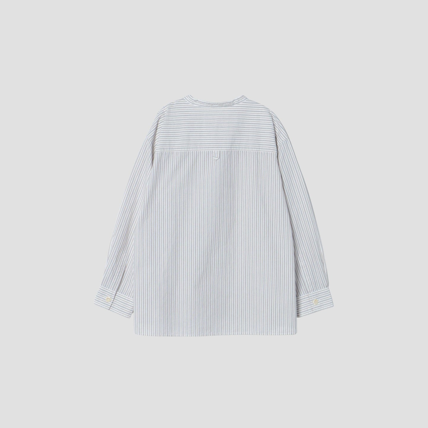 TRAM STRIPE COTTON SHIRT