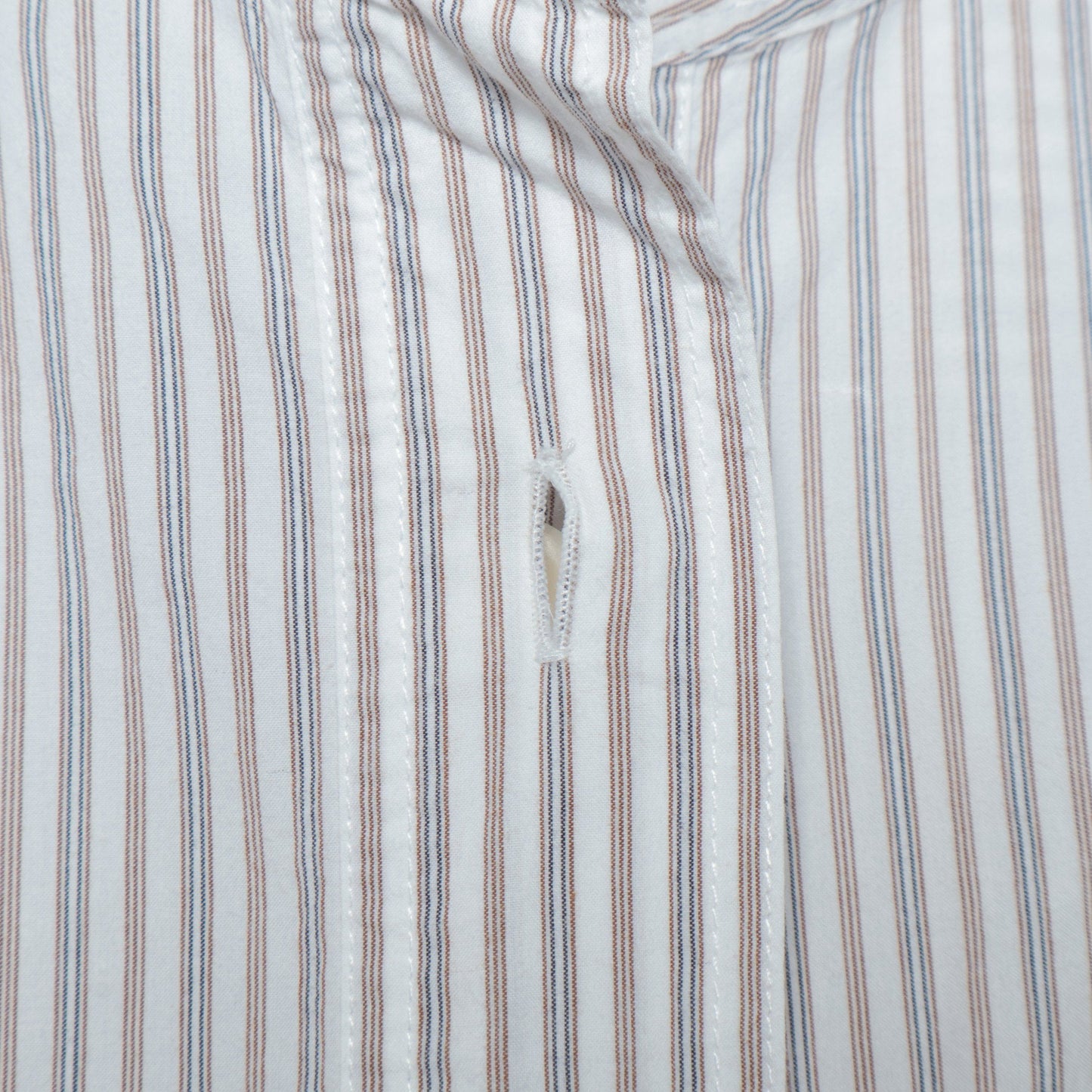 TRAM STRIPE COTTON SHIRT