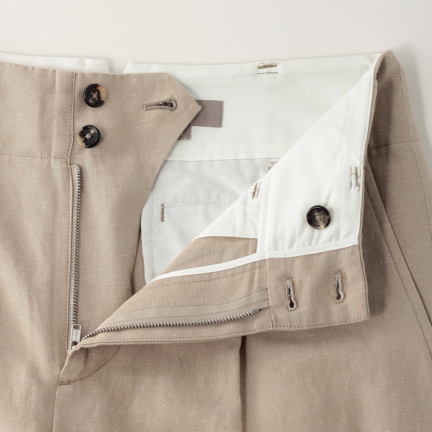 COTTON LINEN TROUSERS