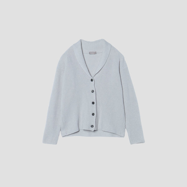 ENGLISH RIB CARDIGAN KNIT