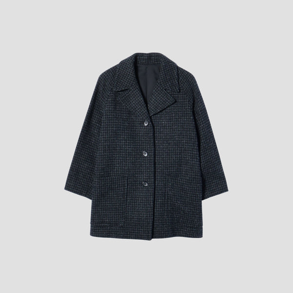 DOGTOOTH HARRIS TWEED COAT