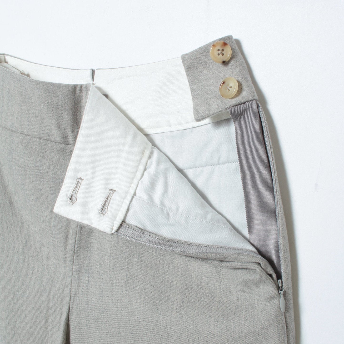 LIGHT FLANNEL TROUSERS