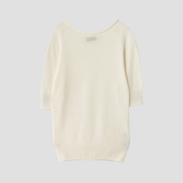 CAST OFF ROLL NECK KNIT