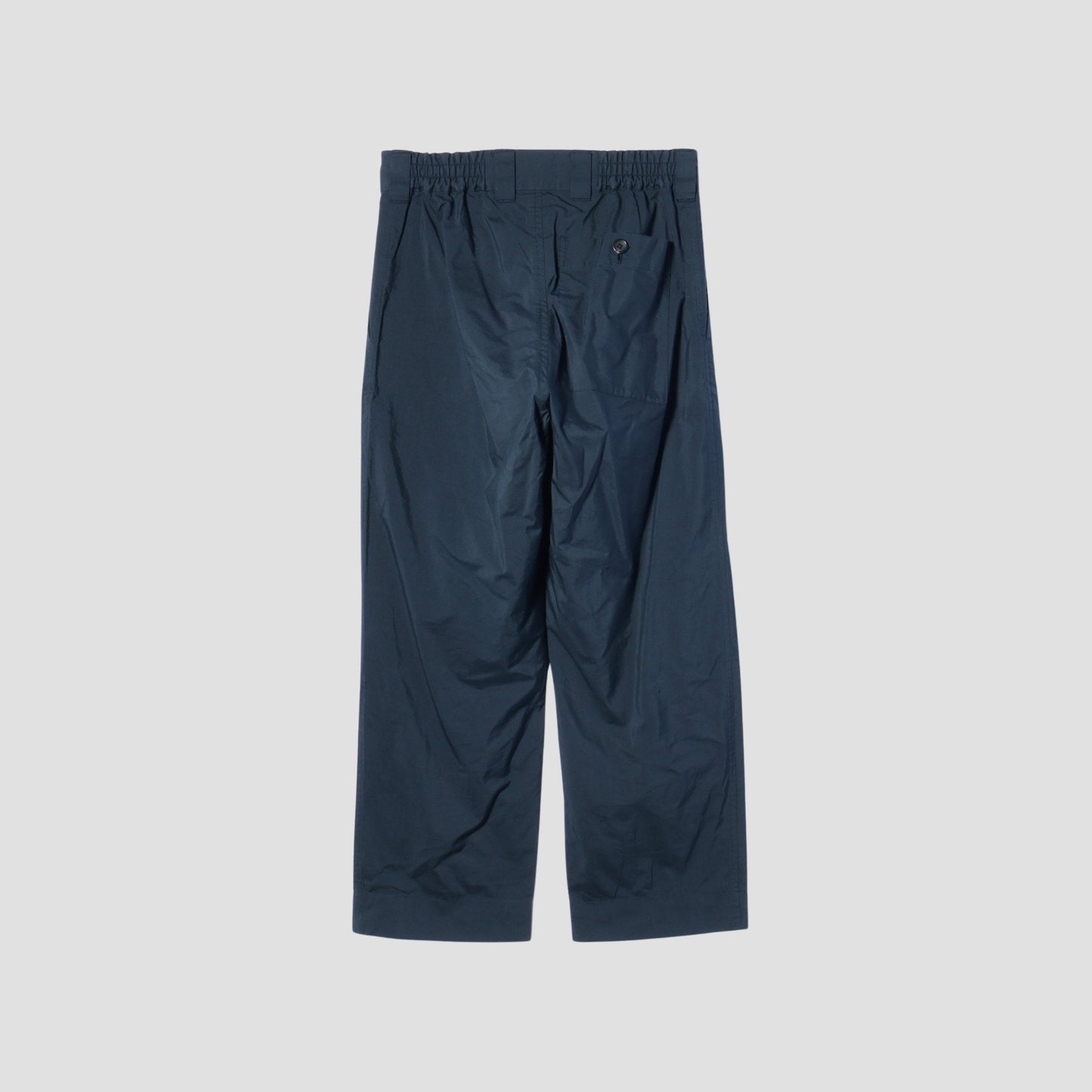 COTTON SILK POPLIN TROUSERS