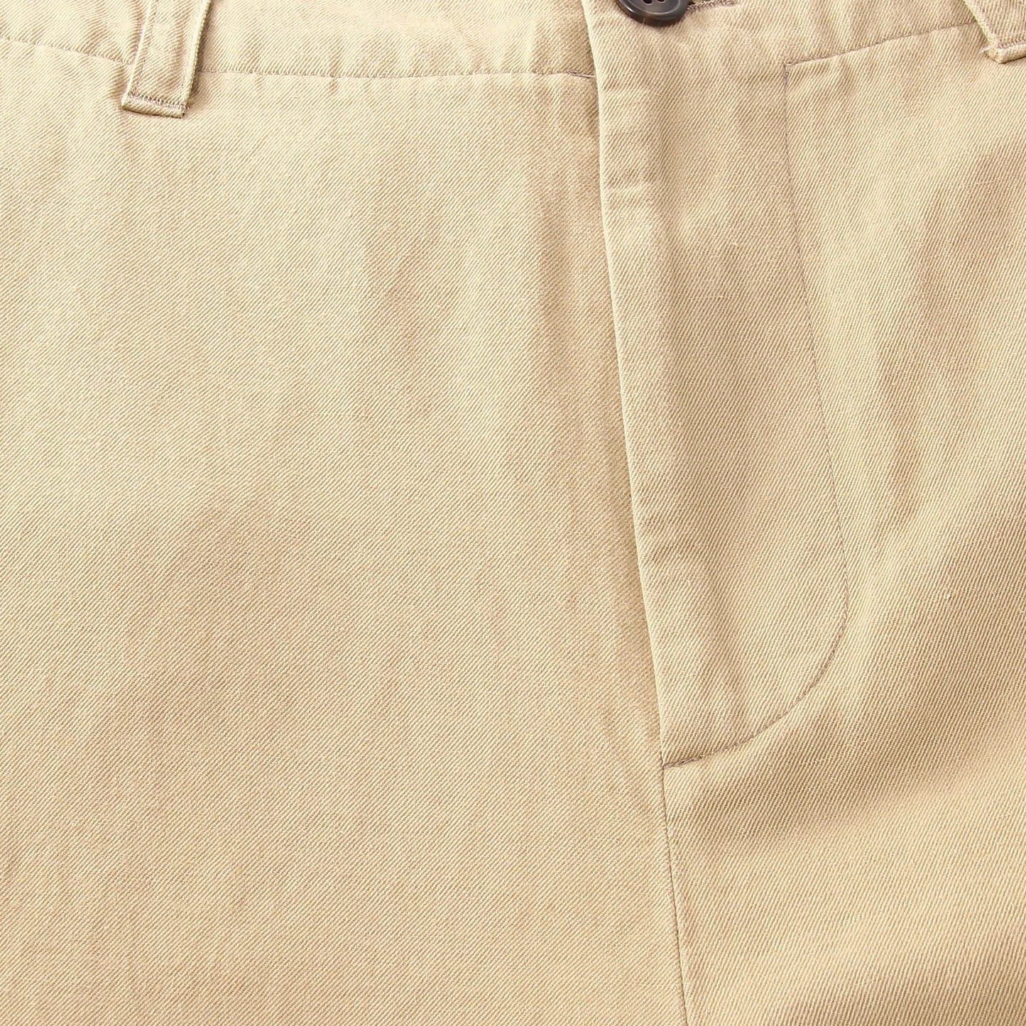 COTTON LINEN TWILL TROUSERS